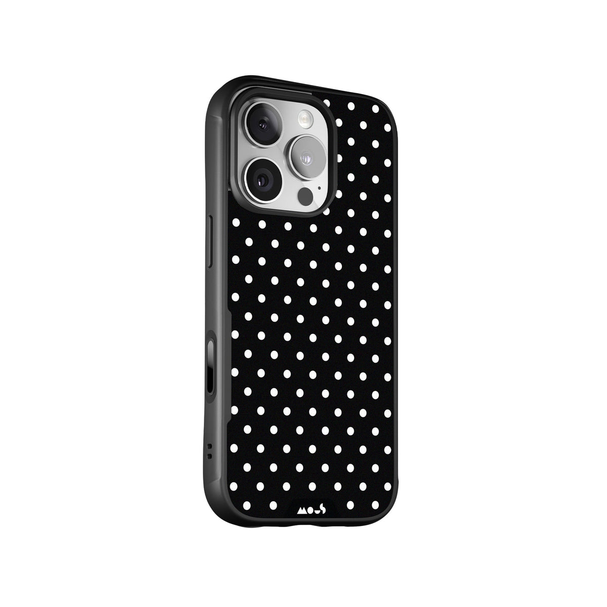 Noir Protective Phone Case - Polka Dots MagSafe