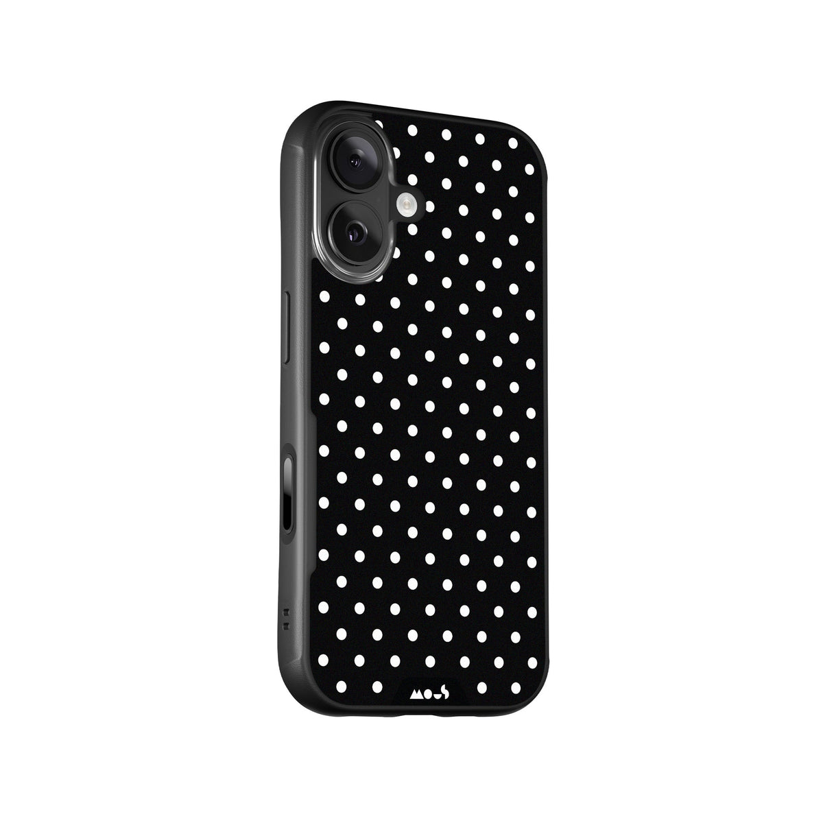 Noir Protective Phone Case - Polka Dots MagSafe