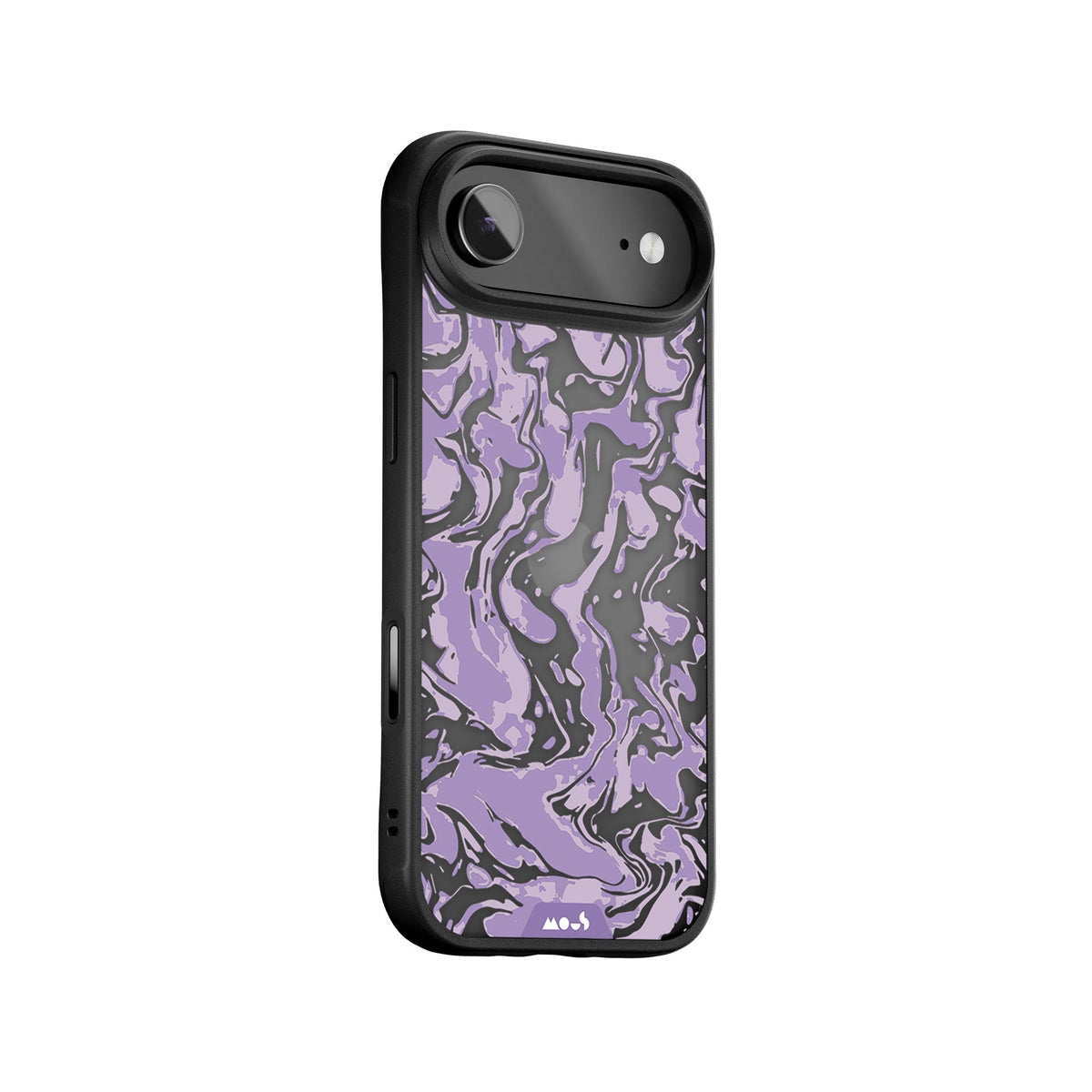 Lilac Protective Phone Case - Marbled