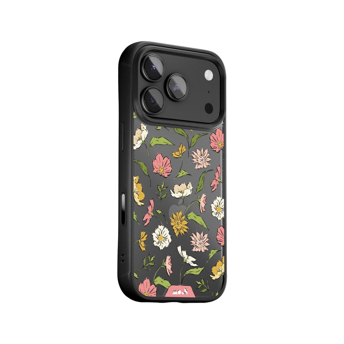 Floral Pink Protective Phone Case - Flowers