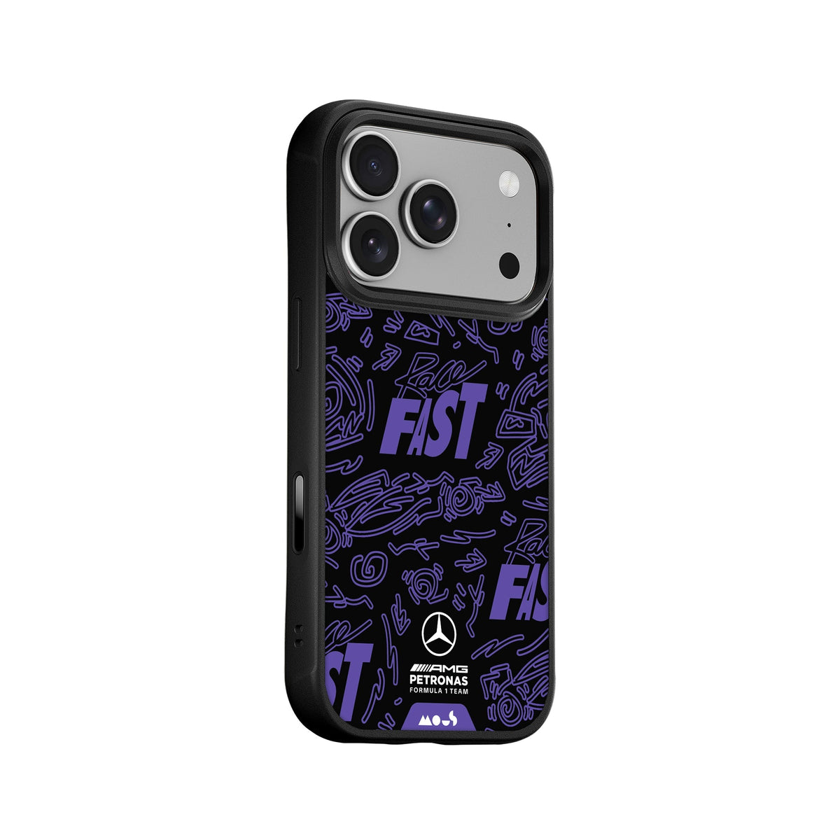 Race Day Violet Protective Phone Case - Mercedes-AMG PETRONAS F1 Team MagSafe