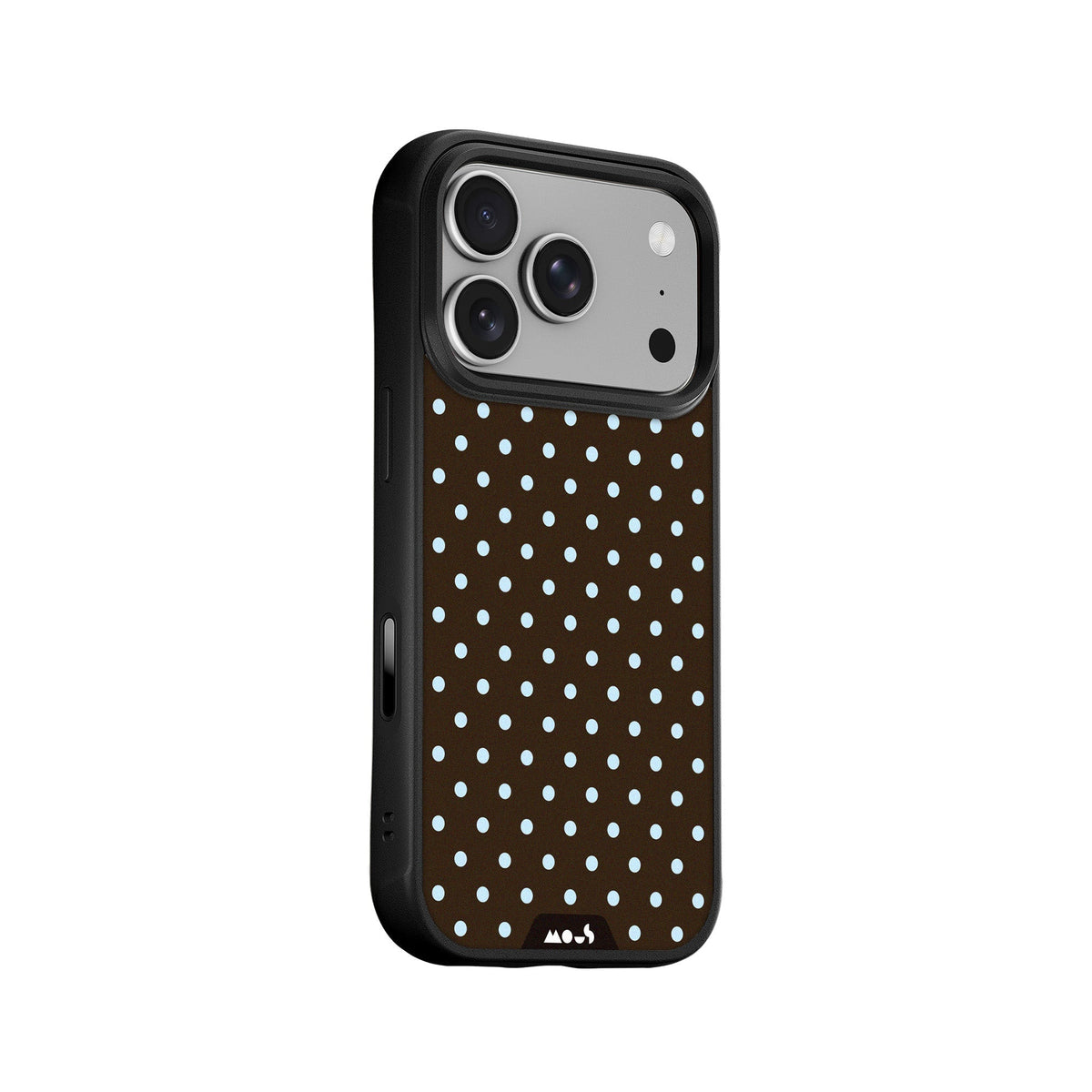 Mocha Protective Phone Case - Polka Dots MagSafe