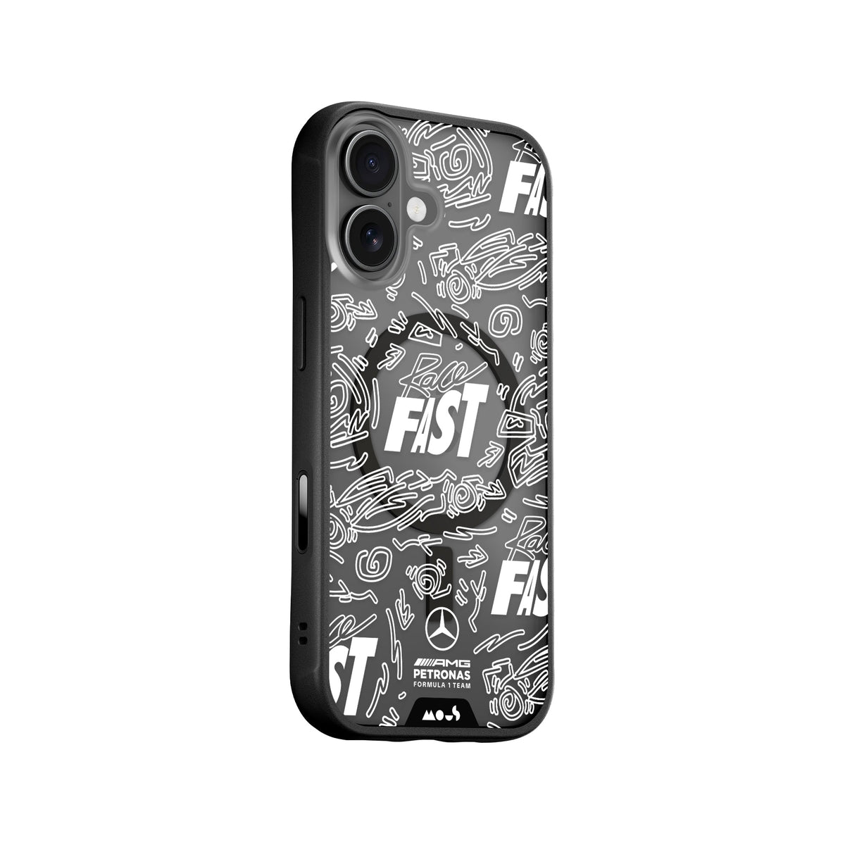 Race Day Clear Protective Phone Case - Mercedes-AMG PETRONAS F1 Team MagSafe