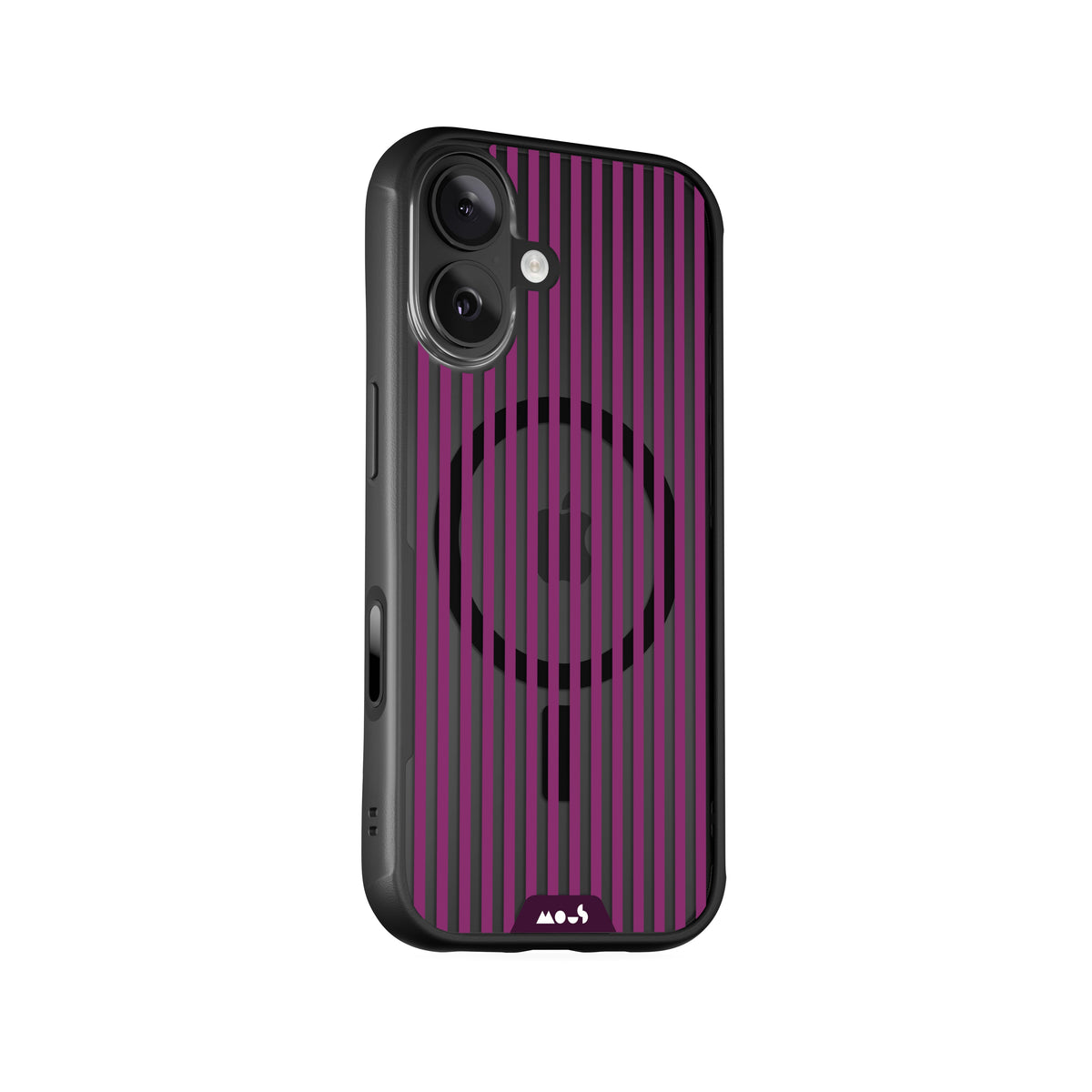 Mulberry Protective Phone Case - Pinstripe MagSafe