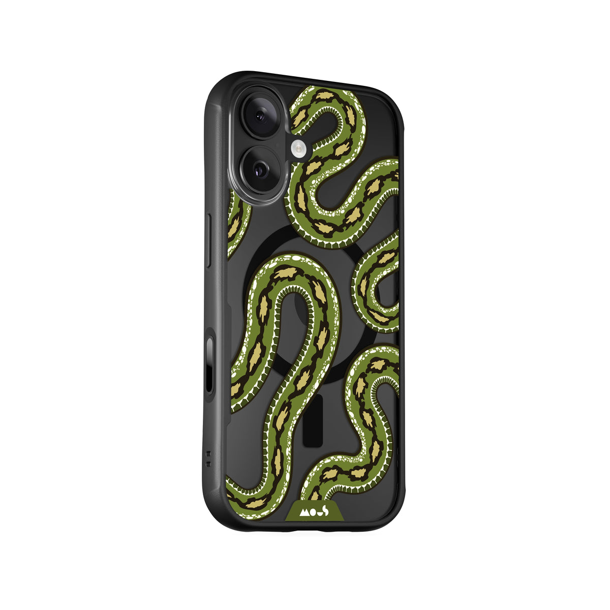 Green Tree Python Protective Phone Case - Serpent MagSafe